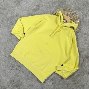 COS Women’s Sweatshirt Hoodie Pullover Longsleeve in Yellow XS